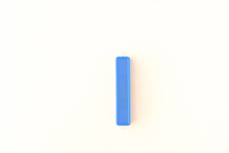 Colorful capital letter over white backgroundの写真素材