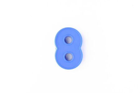 Colorful capital letter over white backgroundの写真素材