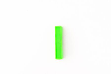 Isolated colorful letter over white backgroundの写真素材