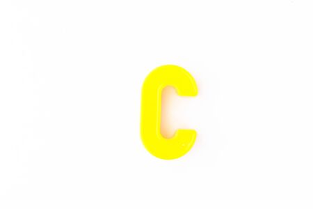 Isolated colorful letter over white backgroundの写真素材