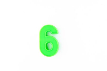 Isolated colorful letter over white backgroundの写真素材