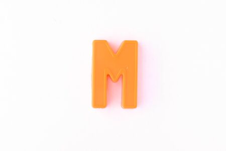 Isolated colorful letter over white backgroundの写真素材