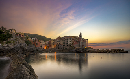 Tellaro, Liguria, Italyの写真素材