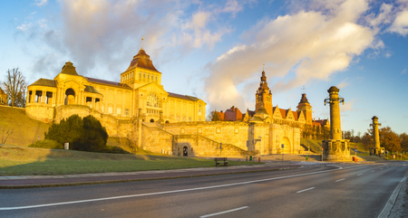 Szczecin,Poland-December 2016:panorama of the city of Szczecin in Polandのeditorial素材