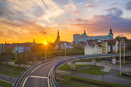 Szczecin (Stettin) City old townのeditorial素材