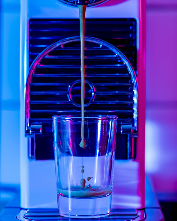 making espressoの写真素材