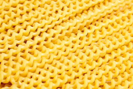 Raw fusilli bucati lunghi italian pastaの写真素材