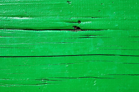 Green Painted Wood. Wooden board textureの写真素材