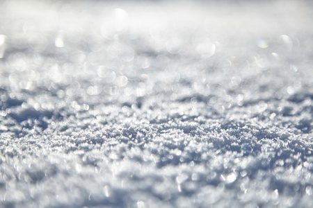 Snow surface. Winter blurred backgroundの写真素材