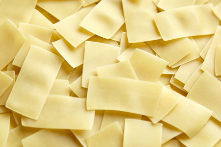 Noodles. Ingredient for cooking beshbarmak