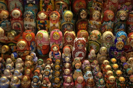 Matryoshka dollsの写真素材
