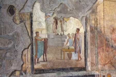 Pompei - Paintingの写真素材