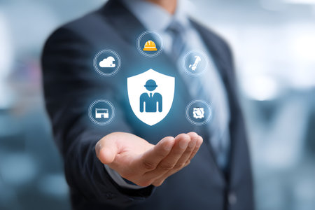 Protecting people and their work provides safety for everyone.の素材