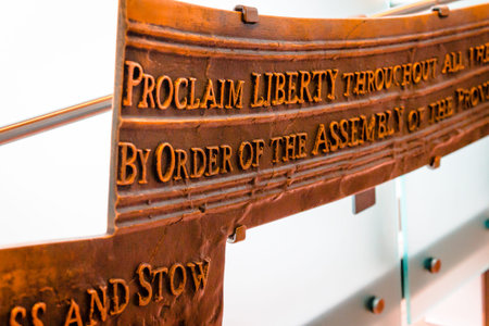 Engravings on the liberty bell