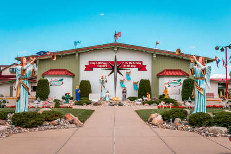 Bronners Christmas Wonderland in Frankenmuth MIのeditorial素材