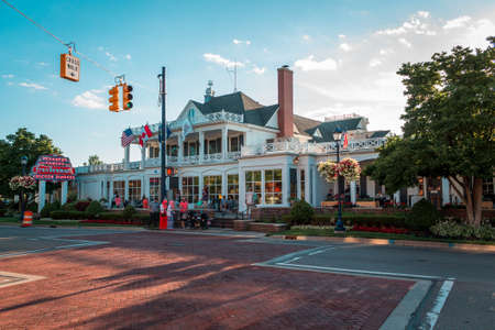 Famous diner in Frakenmuth Michiganのeditorial素材