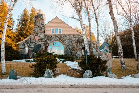 Another Earl Young Mushroom House found in Charlevoix Michigan