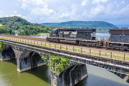 Norfolk Southern Train on the Rockville Bridge