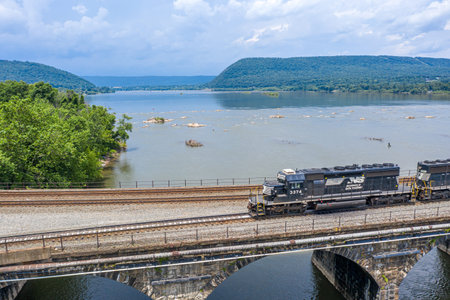 Norfolk Southern Train on the Rockville Bridge