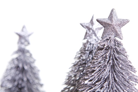 Silver Christmas Treeの写真素材