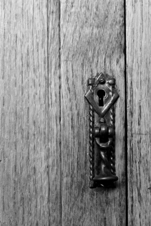 Rustic Keyholeの写真素材