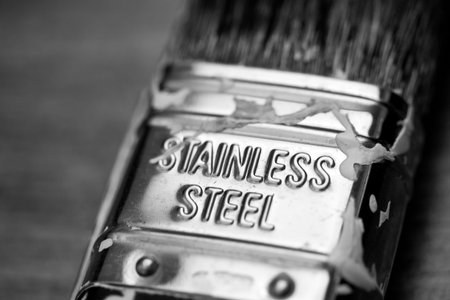 Old Paintbrushの写真素材