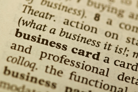 Business Cardの写真素材