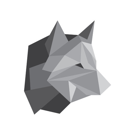 Polygon Wolf Vectorのイラスト素材