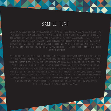 A blank layout in a pixel art styleのイラスト素材