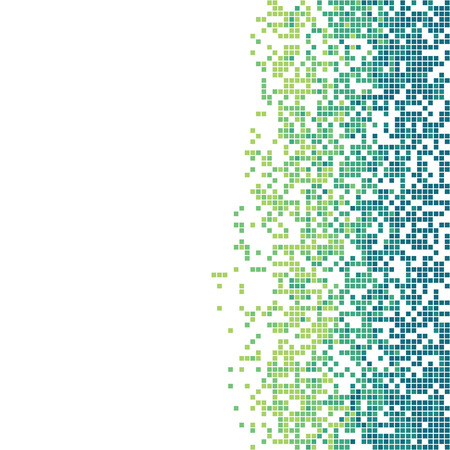 Pixel art background over whiteのイラスト素材