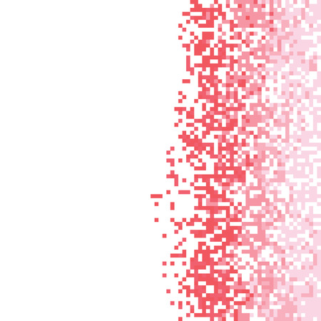 Pixel art background over whiteのイラスト素材