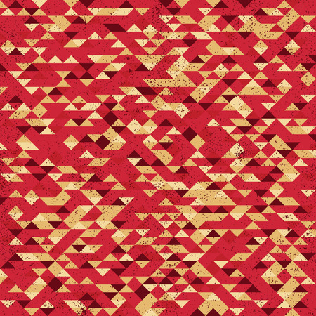 A pixel art style background with a grunge texture overlayのイラスト素材