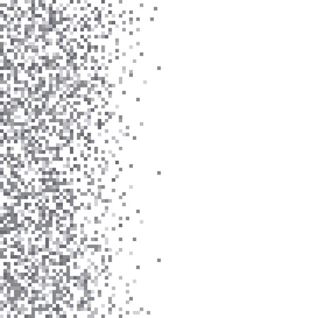 Pixel art background over whiteのイラスト素材