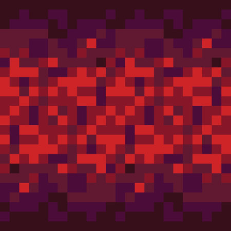 Retro Pixel Art Patternの写真素材