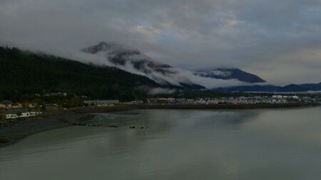 Morning in Seward, Alaskaの写真素材
