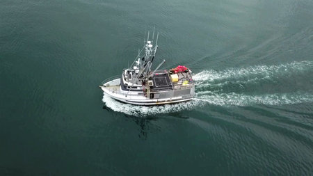 Commercial fishing boat