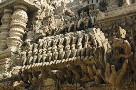 Palais ideal du Facteur Cheval detailの写真素材