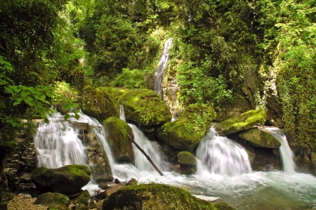 Sassenage waterfall  3の写真素材