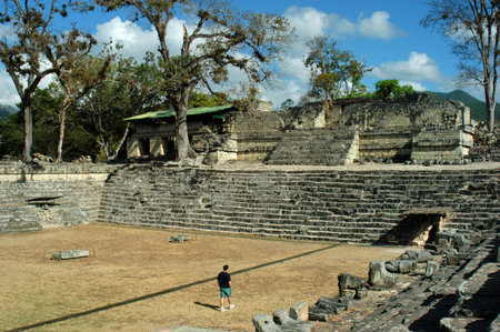 Copan Mayan Ruins in Hondurasの写真素材