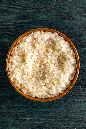 cup of white riceの写真素材
