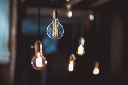 Beautiful lights, decor elementの写真素材