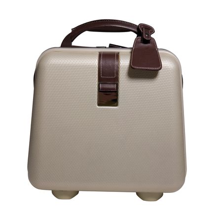 Suitcase isolated on a white backgroundの写真素材