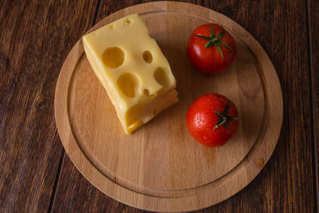 cheese and tomatoの写真素材