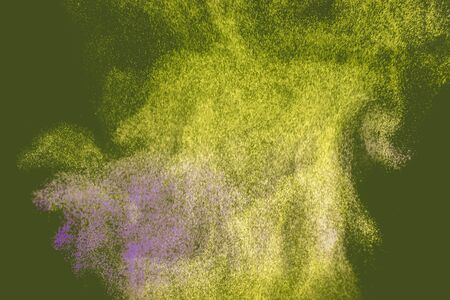 Dance of small gas bubbles in a colored liquid. Bubbles of gas in the wine. Carbonated Christmas drink.の写真素材