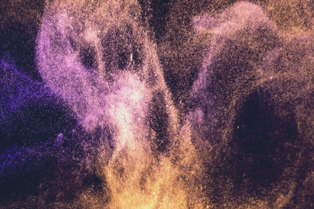 Dance of small gas bubbles in a colored liquid. Bubbles of gas in the wine. Carbonated Christmas...