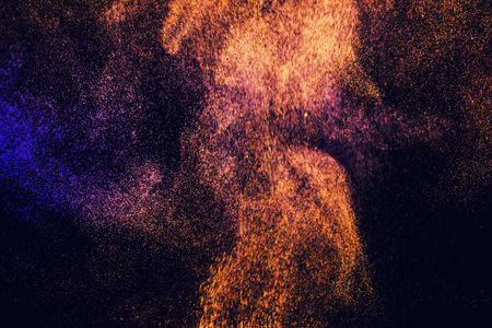 Dance of small gas bubbles in a colored liquid. Bubbles of gas in the wine. Carbonated Christmas...