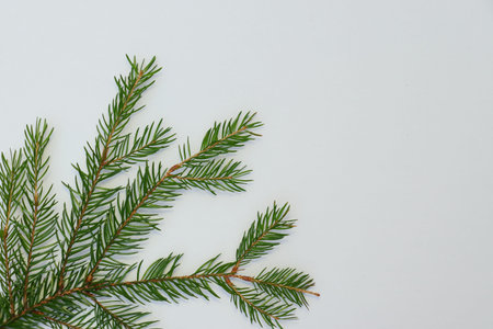 Merry christmas and a happy new year! Greeting card with attributes of the winter holidays on a...