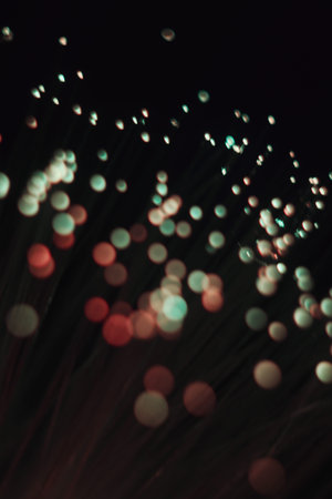 New Year and Christmas color illumination.