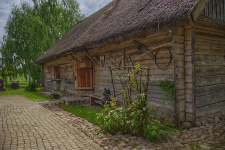 The architecture of the Belarusian village of the 19th century.のeditorial素材