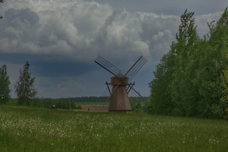 The architecture of the Belarusian village of the 19th century.